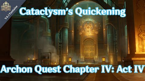 Cataclysms Quickening Archon Quest Guide